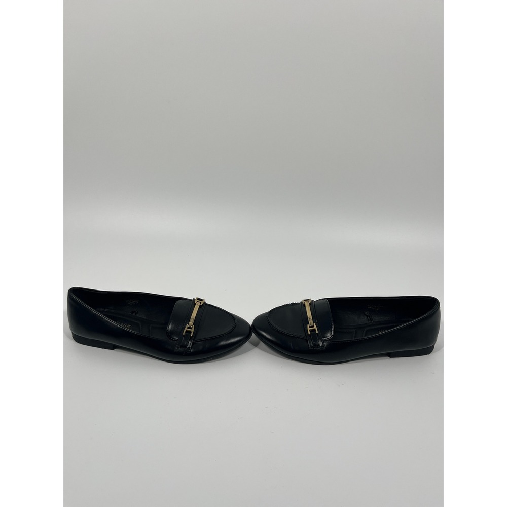 Primark Minimalist Capsule Womens Flats 8 Black Chic Office Euro Summer - Picture 6 of 7